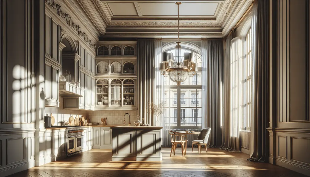 comment aménager une cuisine dans un appartement haussmannien ?